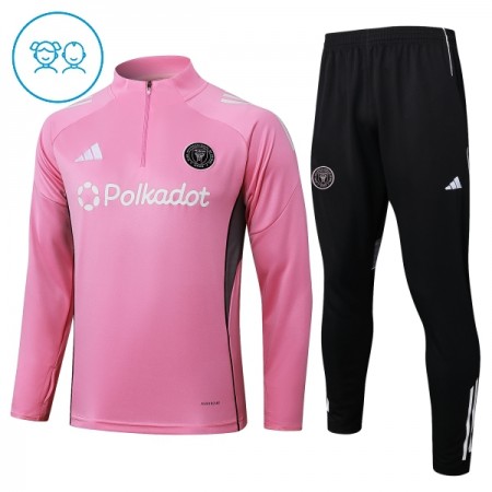 Enfant Inter Miami CF Sweat d'Entraînement Quart-Zip Rose 2025-26 Enfant Inter Miami CF Sweat d'Entraînement Quart-Zip Rose 2025-26